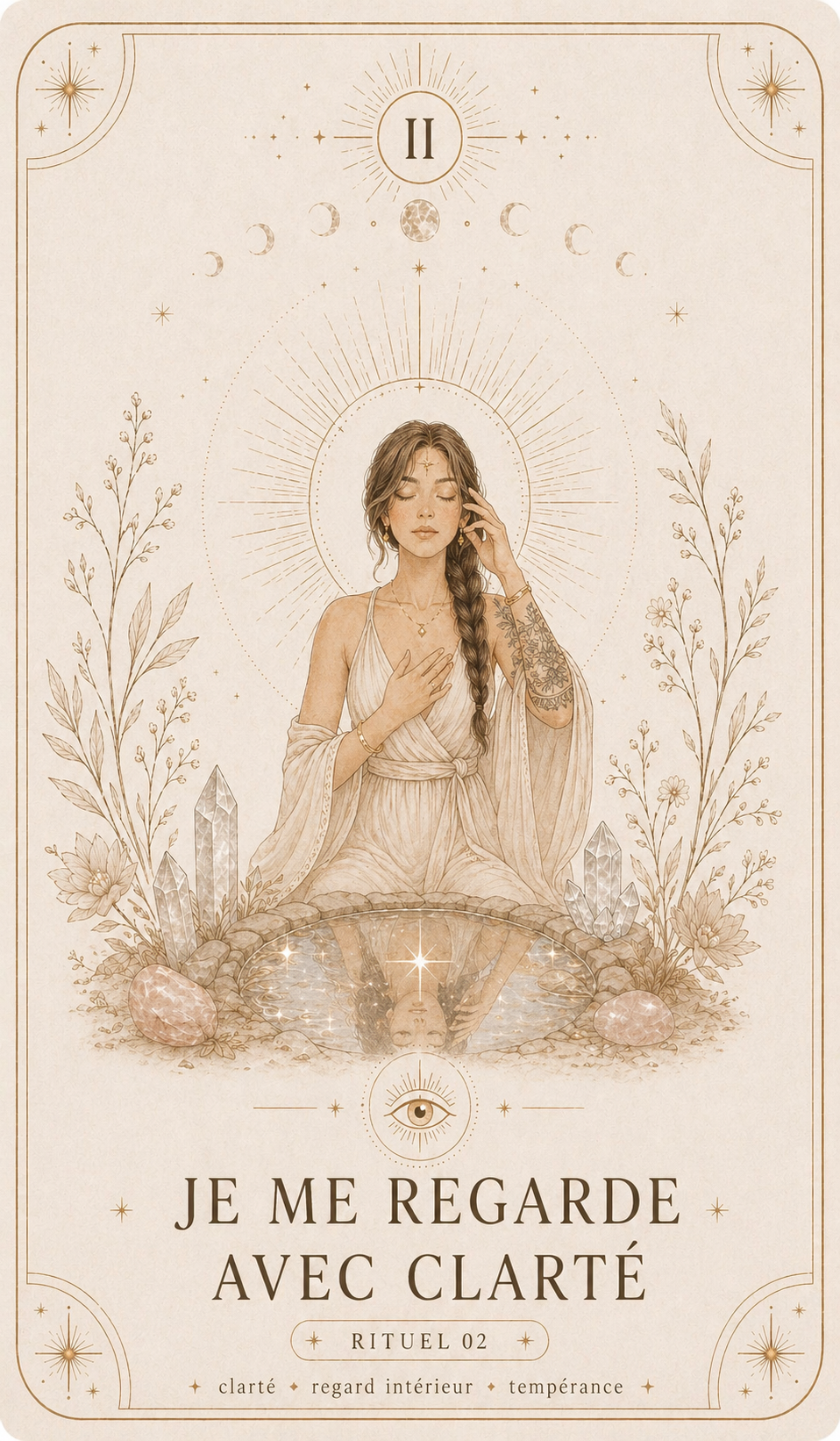 Carte rituel II — Je me regarde avec clarté