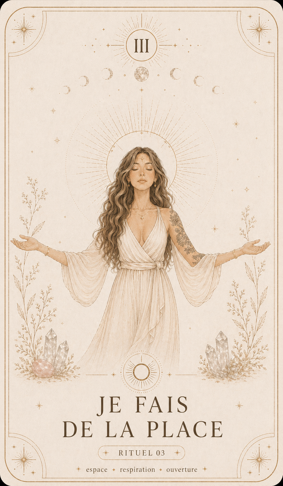 Carte rituel III — Je fais de la place